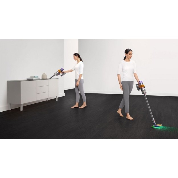 Dyson V15s Detect Submarine 2-in-1 stick vacuum Battery Dry&wet Bagless 0.77 L Nickel, Yellow