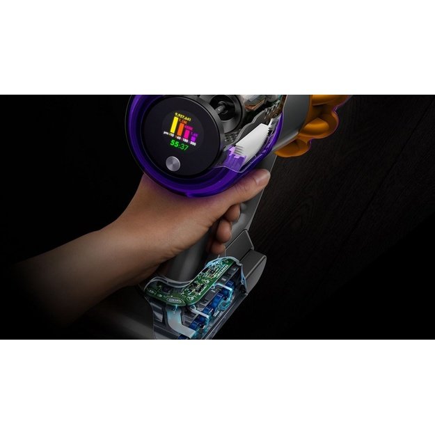 Dyson V15s Detect Submarine 2-in-1 stick vacuum Battery Dry&wet Bagless 0.77 L Nickel, Yellow