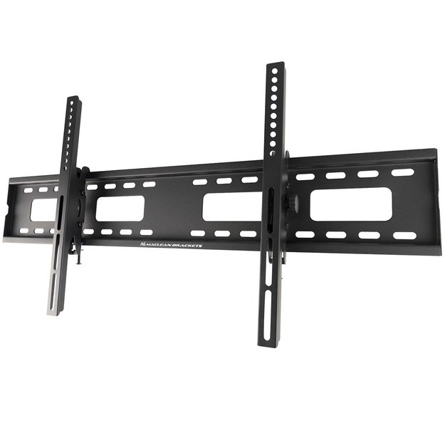 Maclean MC-422 TV Wall Mount Heavy Duty 43 -100  max VESA 800x400 120kg Tilting +/-15&deg; Bracket Holder Hanger with Spirit Level