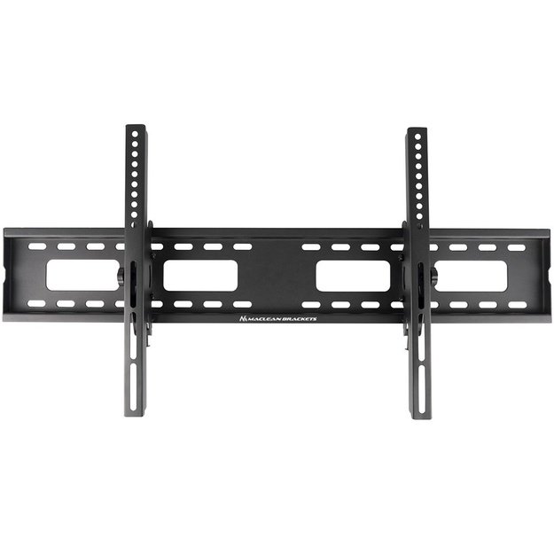 Maclean MC-422 TV Wall Mount Heavy Duty 43 -100  max VESA 800x400 120kg Tilting +/-15&deg; Bracket Holder Hanger with Spirit Level