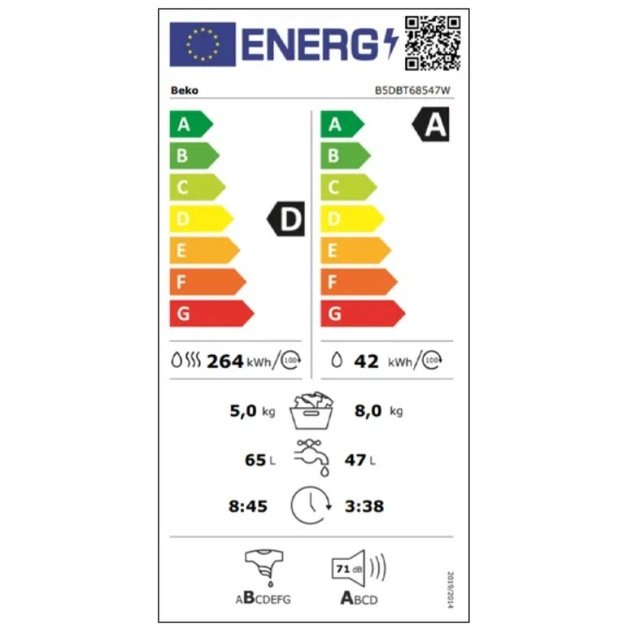 BEKO B5DBT68547W