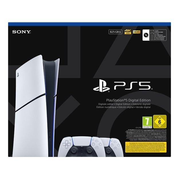 Sony Playstation 5 Slim Digital 825 GB Wi-Fi Black, White