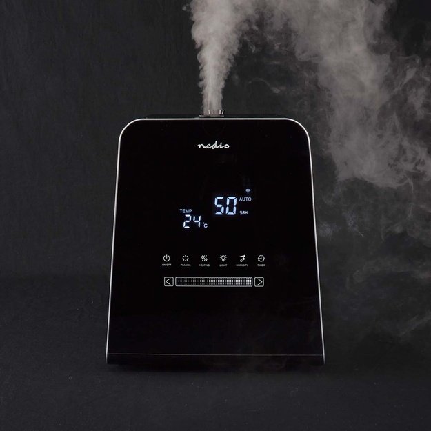 Nedis HUMI150BKW humidifier Steam 5.5 L Black 30 W