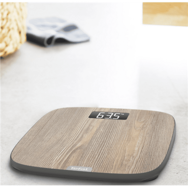 TEFAL | PP1600 Origin | Bathroom Scale | Maximum weight (capacity) 160 | Accuracy 100 | Wood design