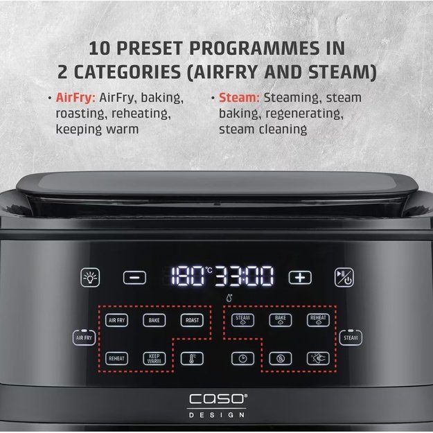 Caso AirFry  amp Steam 700