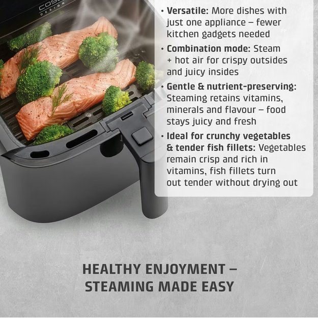 Caso AirFry  amp Steam 700
