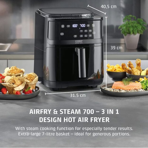 Caso AirFry  amp Steam 700
