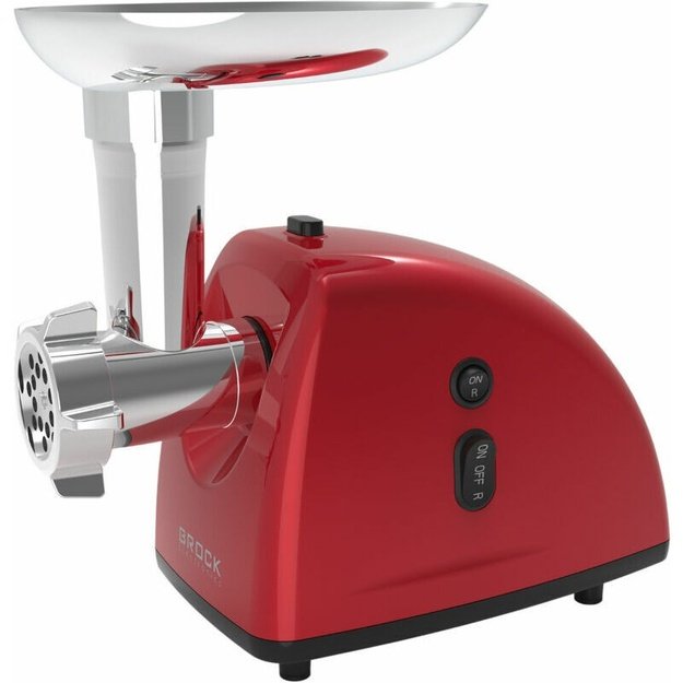 Brock MG 1502 RD Meat Grinder 1500W, Red/Steel