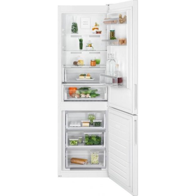 186 cm auk&scaron;čio baltos spalvos No Frost &scaron;aldytuvas su &scaron;aldikliu Electrolux LNT5ME32W1