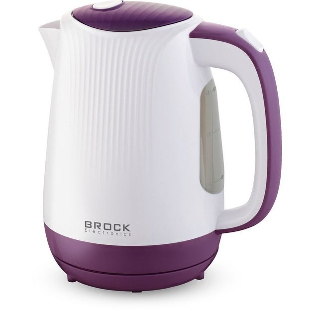 Brock WK 08 PR Electricl Kettle 1,7L 2000W, White/Purple