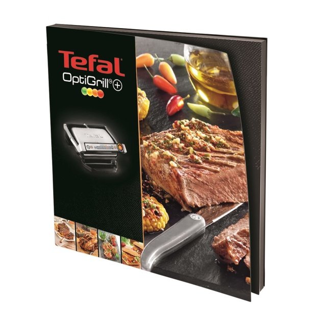 Electric grill Tefal OptiGrill GC712D34 ( Contact grill , 2000 W , Inox )