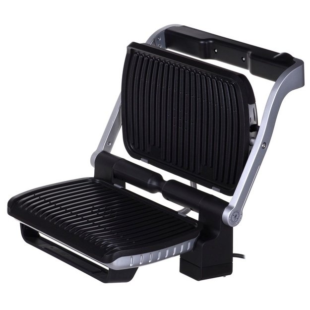 Electric grill Tefal OptiGrill GC712D34 ( Contact grill , 2000 W , Inox )