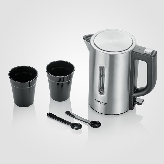 Severin WK 3647 electric kettle 0.5 L 1100 W Silver