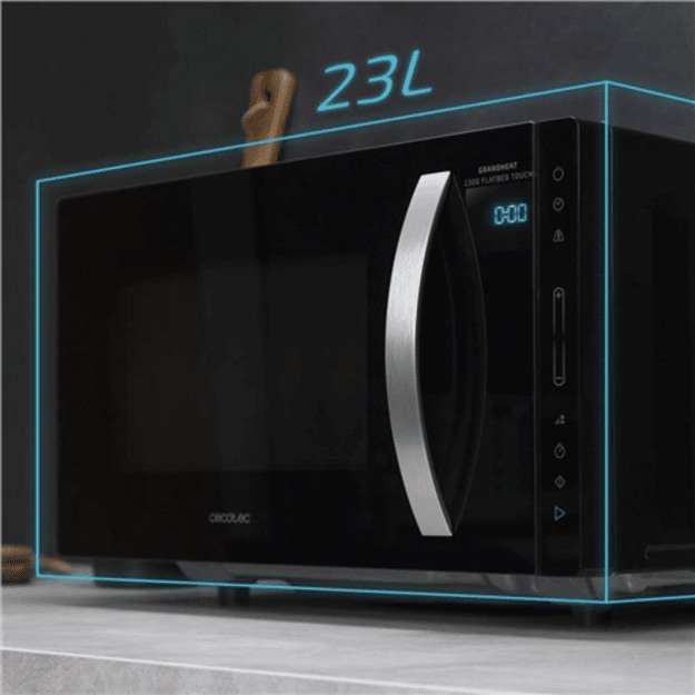 Cecotec Microwave Oven | GrandHeat 2300 Flatbed Touch Black | Free standing | 800 W | 23 L | Black