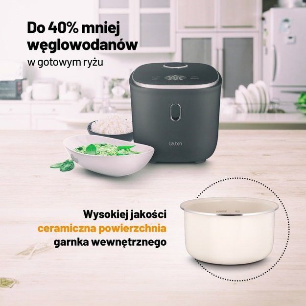 Rice cooker Lauben Low Sugar Rice Cooker 3000AT
