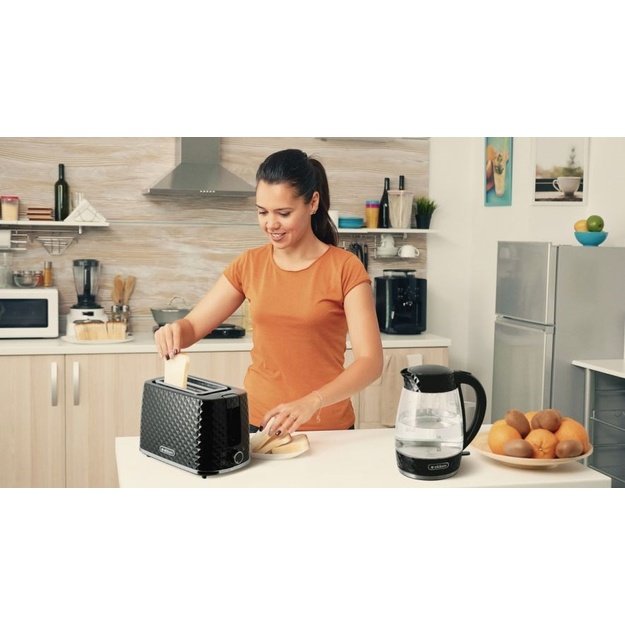 TO280C ELDOM Toaster TOSTI, bun rack, defrost system, black