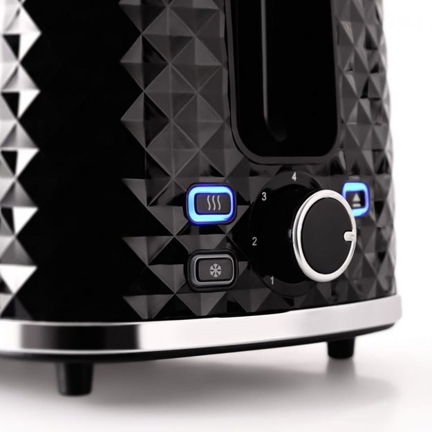 TO280C ELDOM Toaster TOSTI, bun rack, defrost system, black