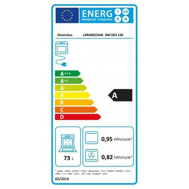 60 cm pločio baltos el keraminė viryklė Electrolux LKR64023AW