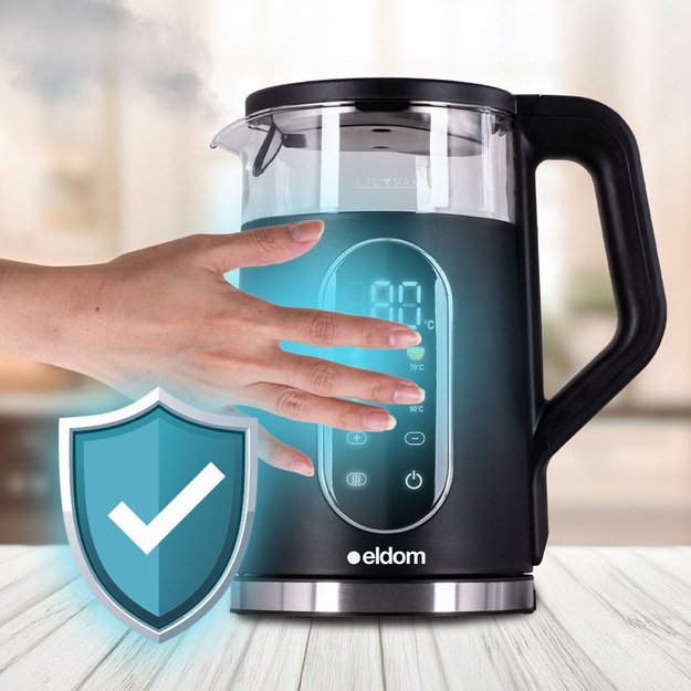 ELDOM CORDLESS KETTLE WITH TEMPERATURE CONTROL C560 NUVIA