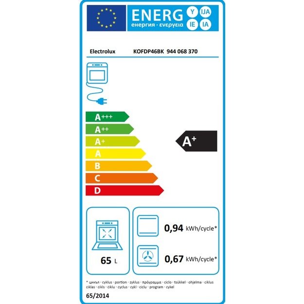ELECTROLUX KOFDP46BK