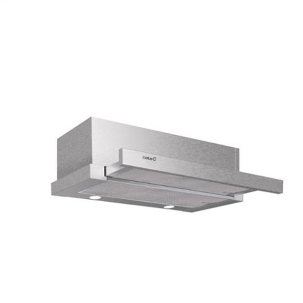CATA Hood | EXTENDER 600 | Telescopic | Energy efficiency class C | Width 60 cm | 390 m3/h | Mechanical | ECOLED | Stainless