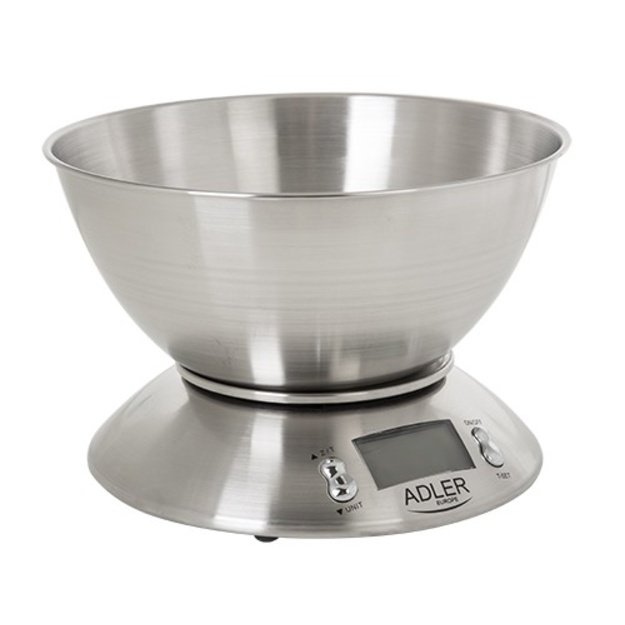 Adler | Kitchen scales | AD 3134 | Maximum weight (capacity) 5 kg | Graduation 1 g | Stainless steel