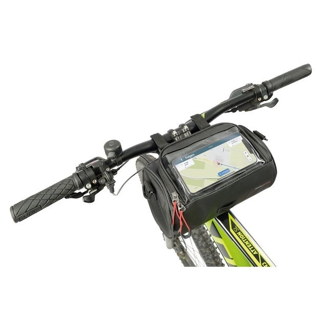 TROIKA BKB30/BK bicycle bag/basket Front 4 L Nylon, PVC, Tarpaulin Black