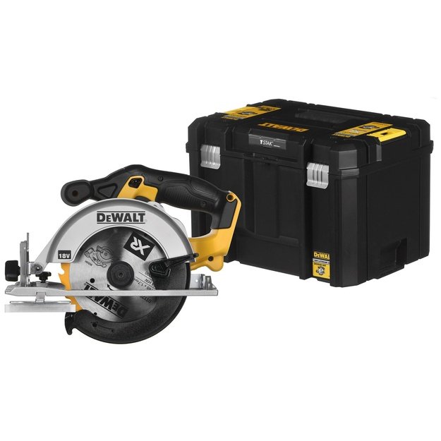 Diskinis pjūklas AKU 18V DEWALT be akum ir pakrovėjo