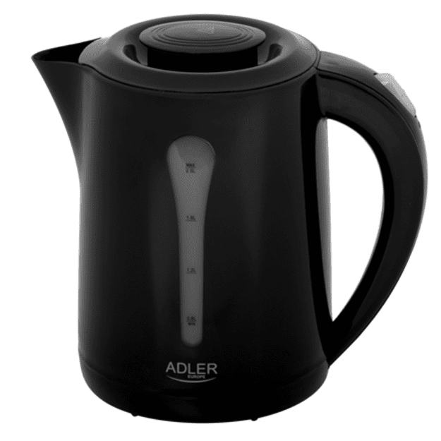 Adler | Kettle | AD 1244 | Electric | 1850 W | 2.5 L | Plastic | 360&deg; rotational base | Black