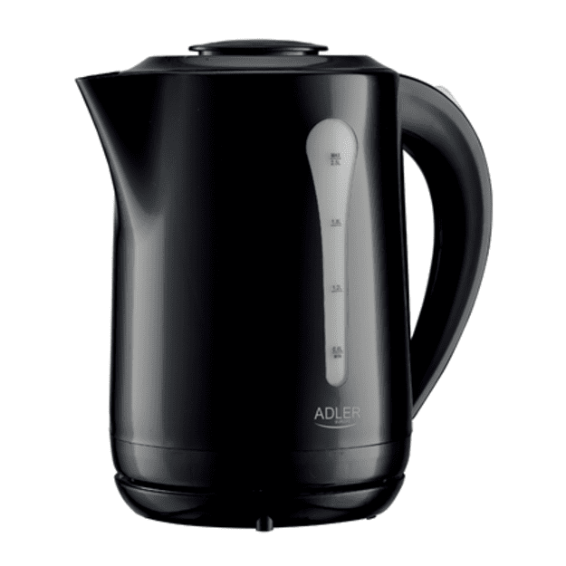 Adler | Kettle | AD 1244 | Electric | 1850 W | 2.5 L | Plastic | 360&deg; rotational base | Black