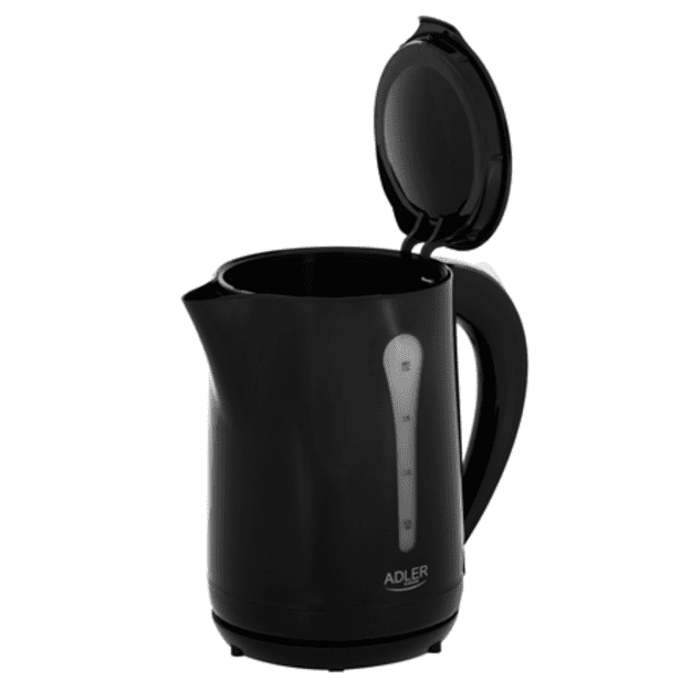 Adler | Kettle | AD 1244 | Electric | 1850 W | 2.5 L | Plastic | 360&deg; rotational base | Black
