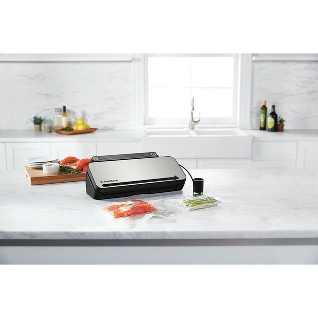 FoodSaver VS3190X vacuum sealer Black, Stainless steel