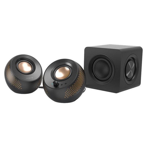 Creative Labs Creative Pebble X Plus speaker set 30 W Universal Black 2.1 channels Bluetooth