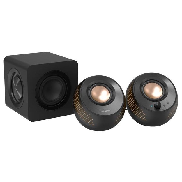 Creative Labs Creative Pebble X Plus speaker set 30 W Universal Black 2.1 channels Bluetooth