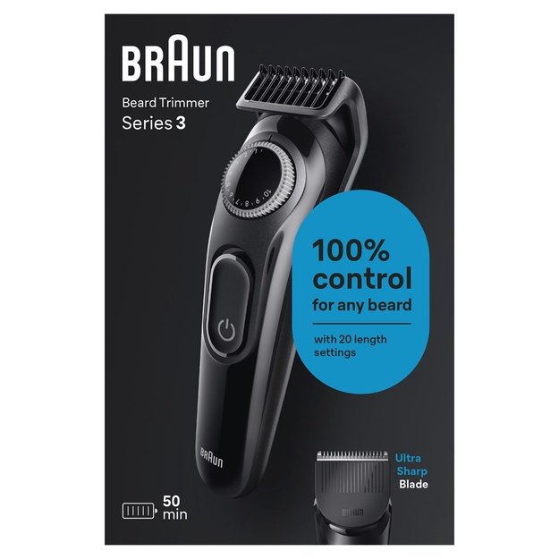 Braun BeardTrimmer 3 Beard Trm 3 BT3400