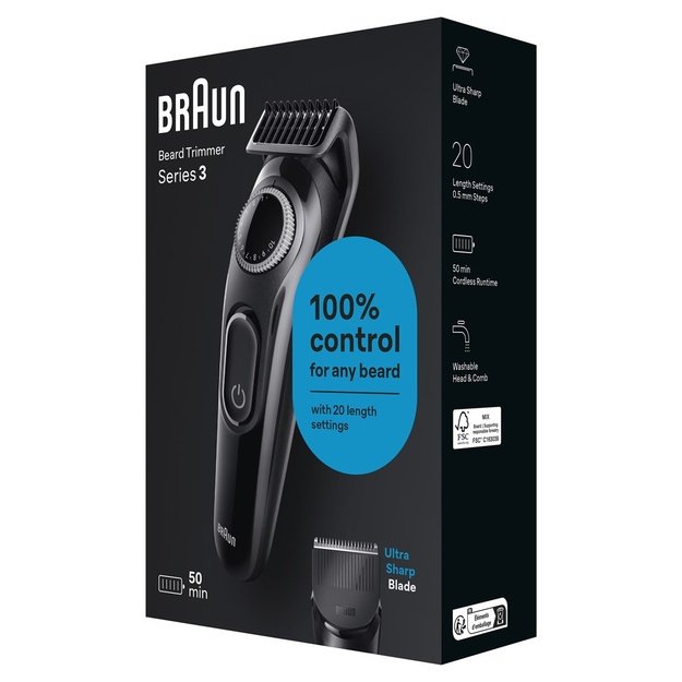 Braun BeardTrimmer 3 Beard Trm 3 BT3400