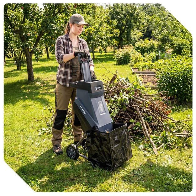 WUBER W94205 electric branch shredder 2500W 45L