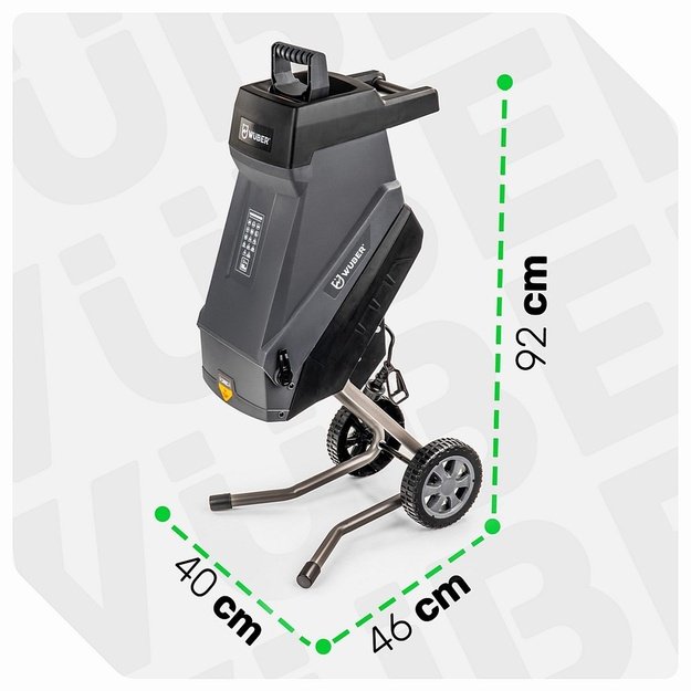 WUBER W94205 electric branch shredder 2500W 45L