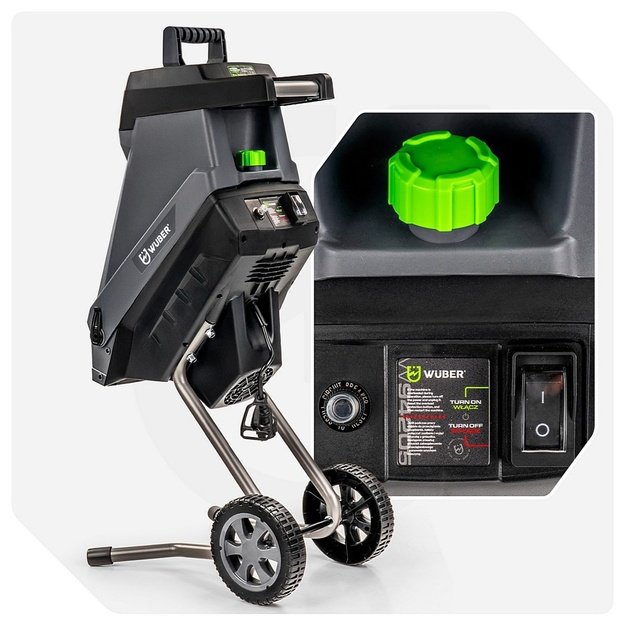 WUBER W94205 electric branch shredder 2500W 45L