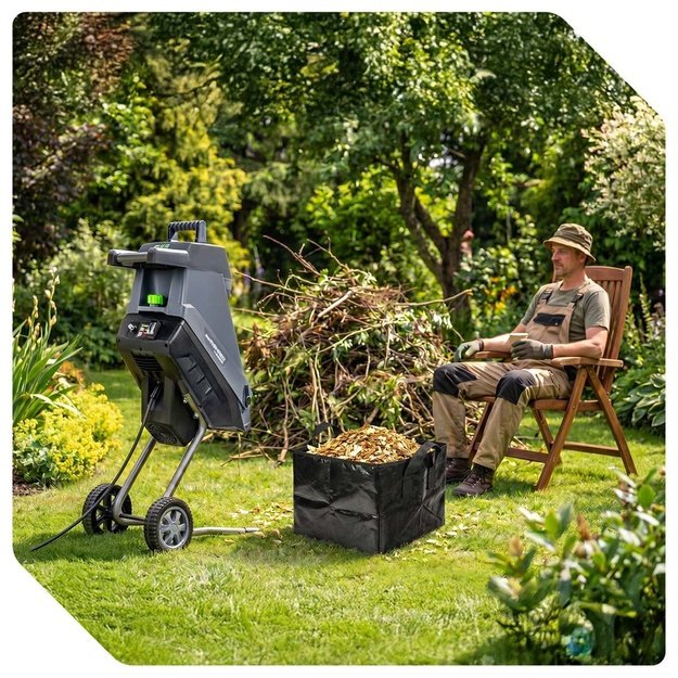 WUBER W94205 electric branch shredder 2500W 45L