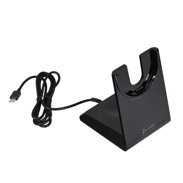 HP Poly Voyager Focus 2-M USB-C-C Headset USB-C/A Adapter Charging Stand Customer Special 1