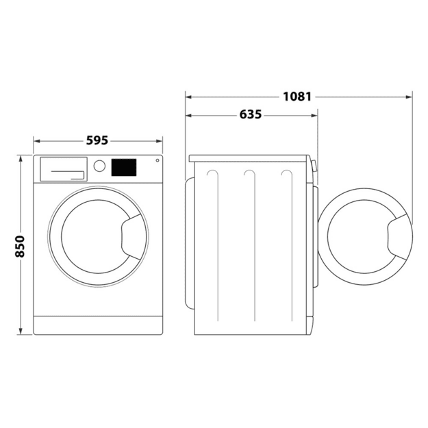 Washing machine WHIRLPOOL FFD 10489 BCV
