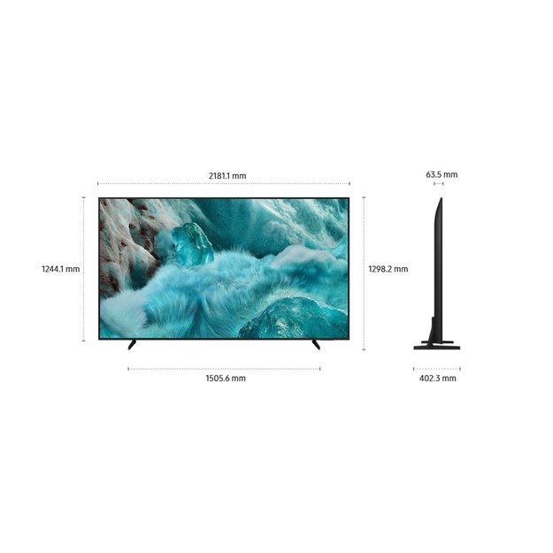 Samsung Q7F QE98Q7FAAUXXH TV 2.49 m (98 ) 4K Ultra HD Smart TV Wi-Fi Black