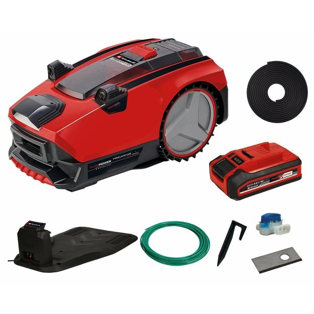 Einhell Flexo Cam Plus 600 Robotic lawn mower Battery Black, Red, Silver