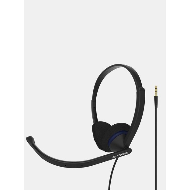 Koss | CS200i | Communication Headsets | Wired | On-Ear | Microphone | Noise canceling | Black