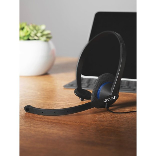Koss | CS200i | Communication Headsets | Wired | On-Ear | Microphone | Noise canceling | Black