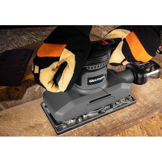 Orbital sander 380W, foot 115 x 230 mm