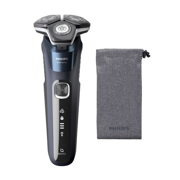Philips SHAVER Series 5000 S5885/10 men s shaver Rotation shaver Trimmer Black, Blue