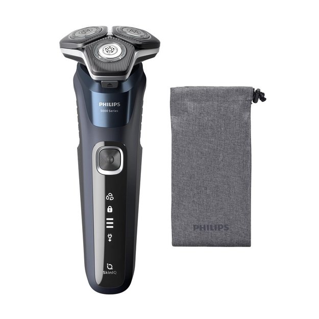 Philips SHAVER Series 5000 S5885/10 men s shaver Rotation shaver Trimmer Black, Blue
