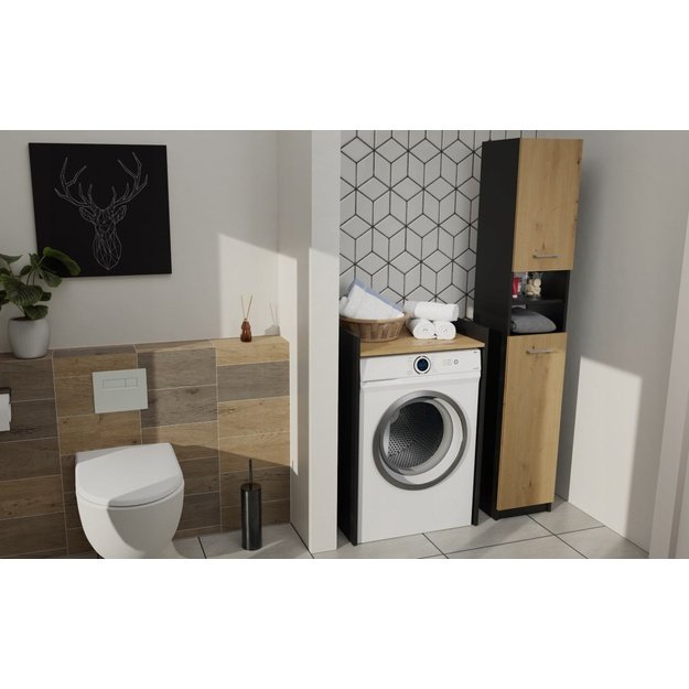 POLA NP ANTHRACITE/ARTISAN WASHING MACHINE CABINET
